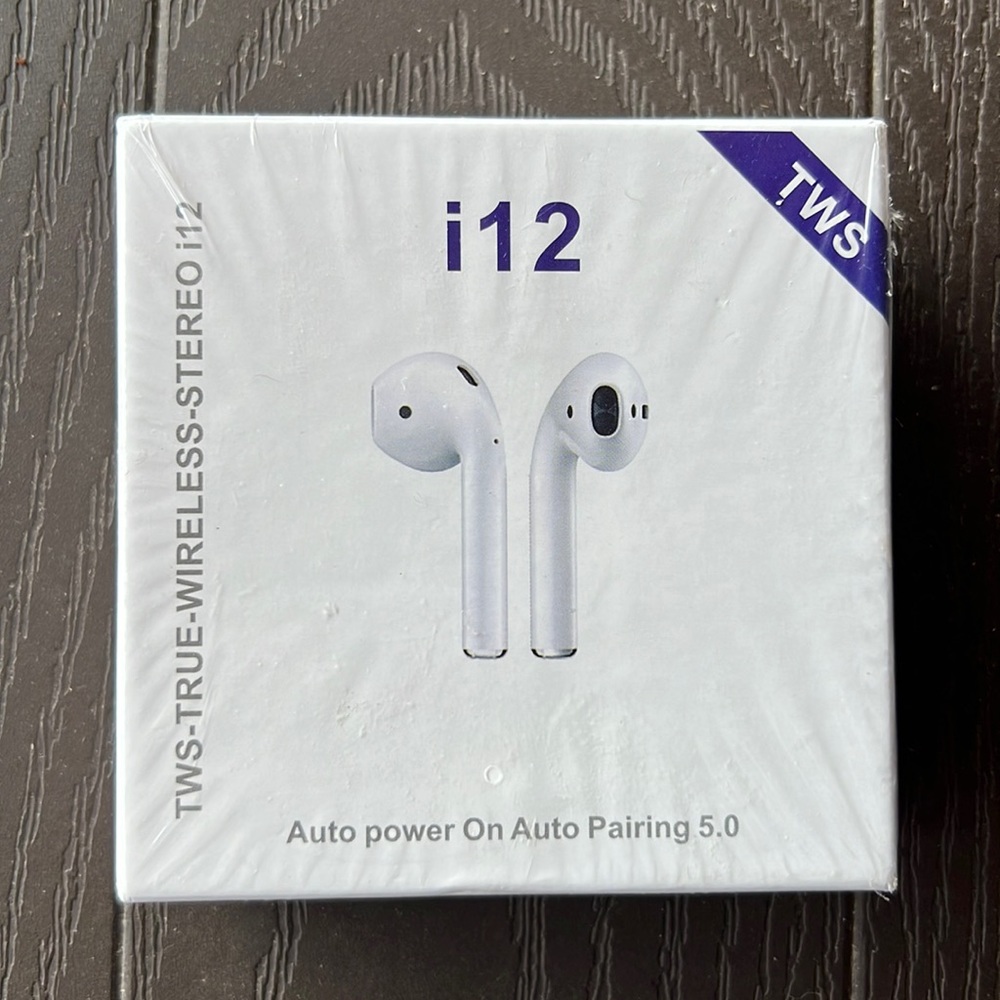 TWS i12 wireless earphones